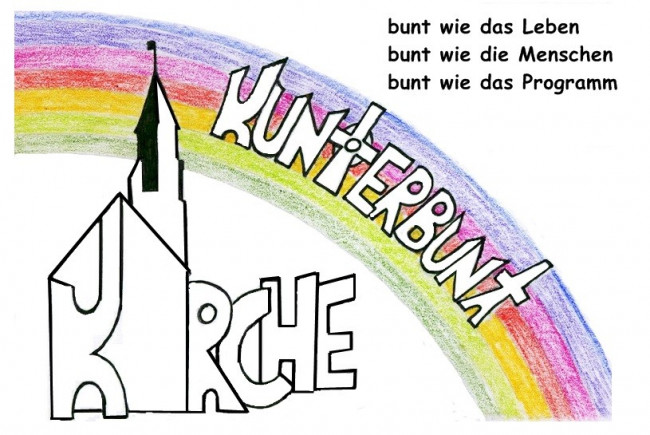Kirche Kunterbunt in St. Peter
