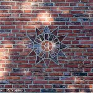 Backsteinmotiv Sonne